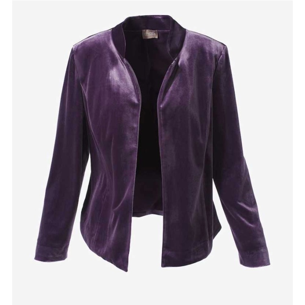 NWT Chico’s Velvet Umberta Jacket